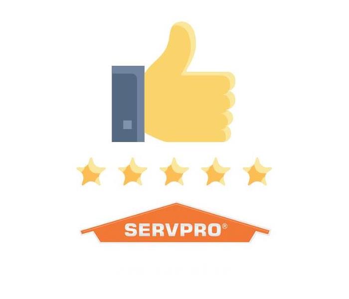 Five gold stars and a thumbs up symbol are shown.