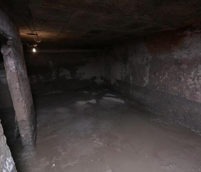 Basement flooded after heavy rains
